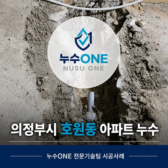 의정부 호원동 아파트 누수, 보일러 에러코드 원인은 난방배관 누수였습니다 현장